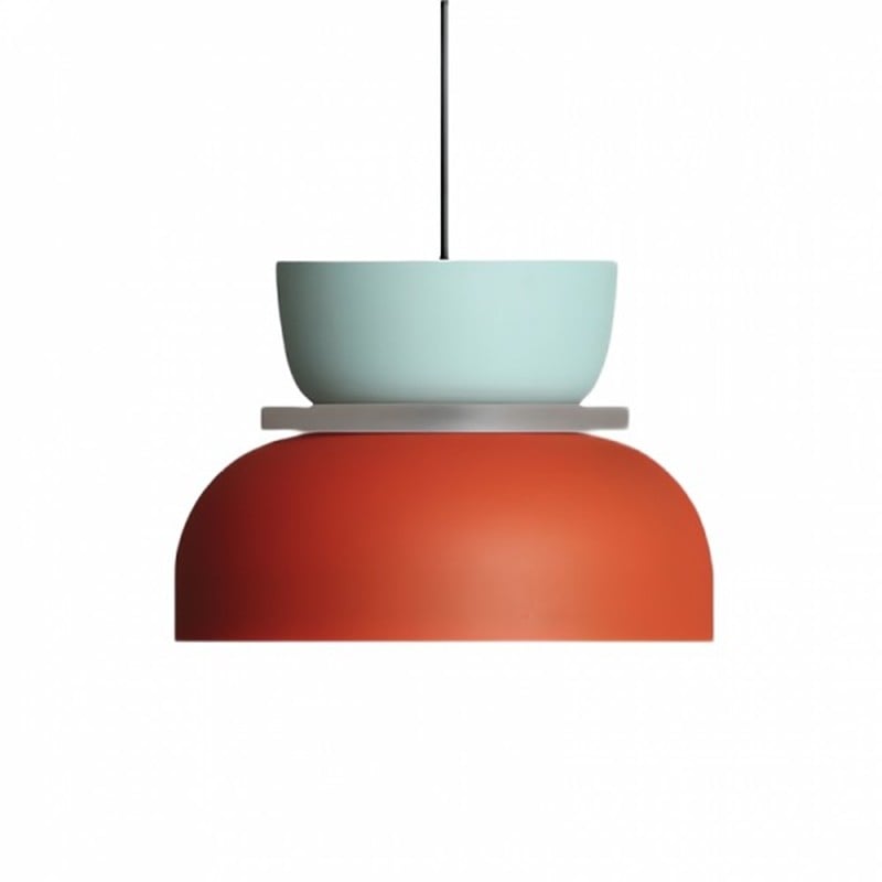 Macri Acrylic Colorful Bowl Shade Pendant Light For Kitchen