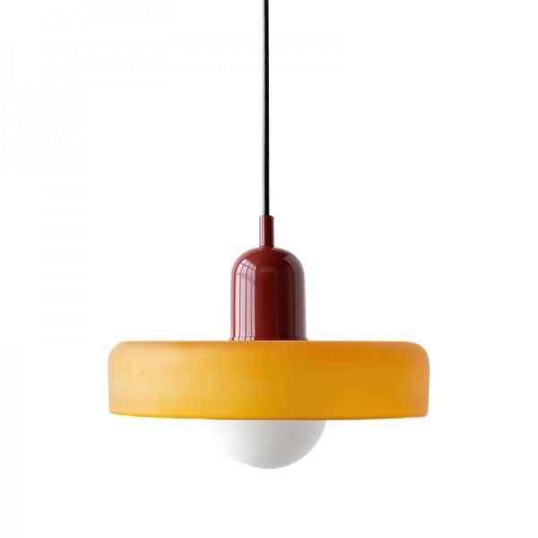 Morandi Disc Orb Glass Pendant Lamp S8