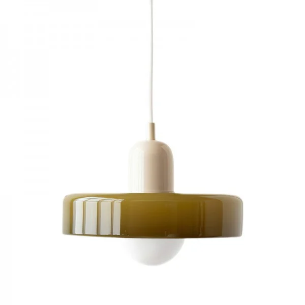 Morandi Disc Orb Glass Pendant Lamp S8