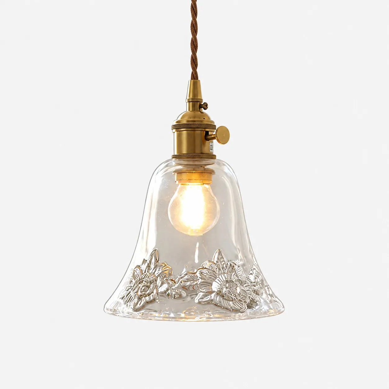Clear Vase glass pendant light